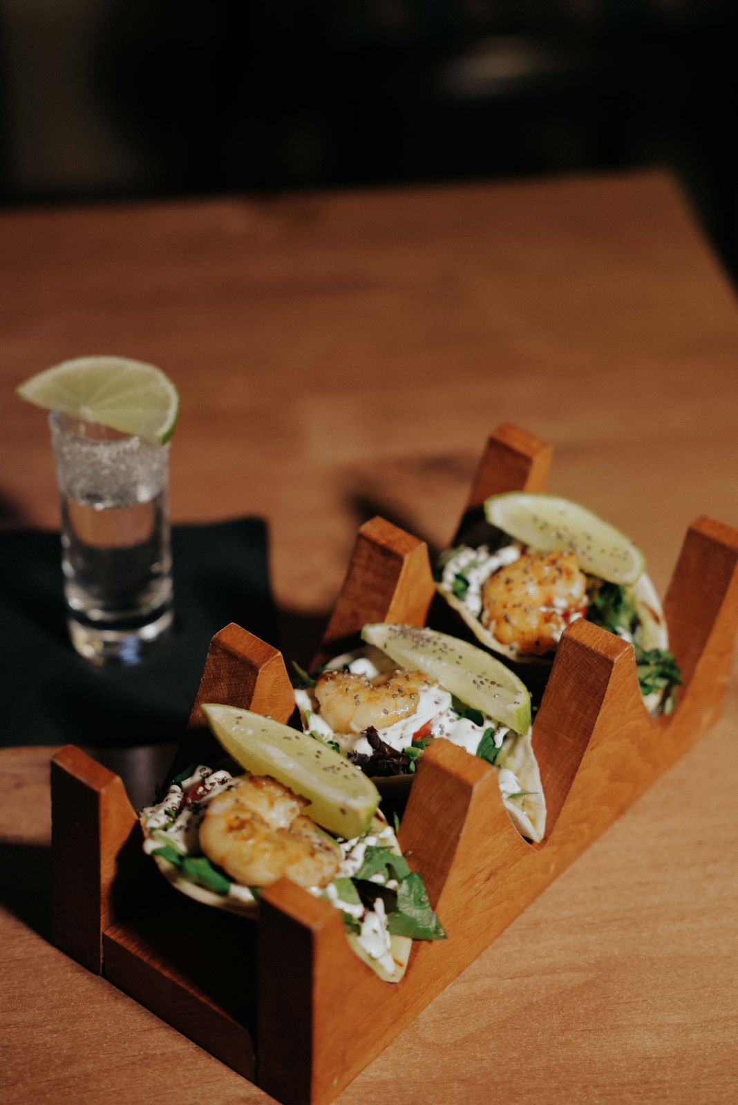 TAKOS KARKALEC / Shrimp Tacos